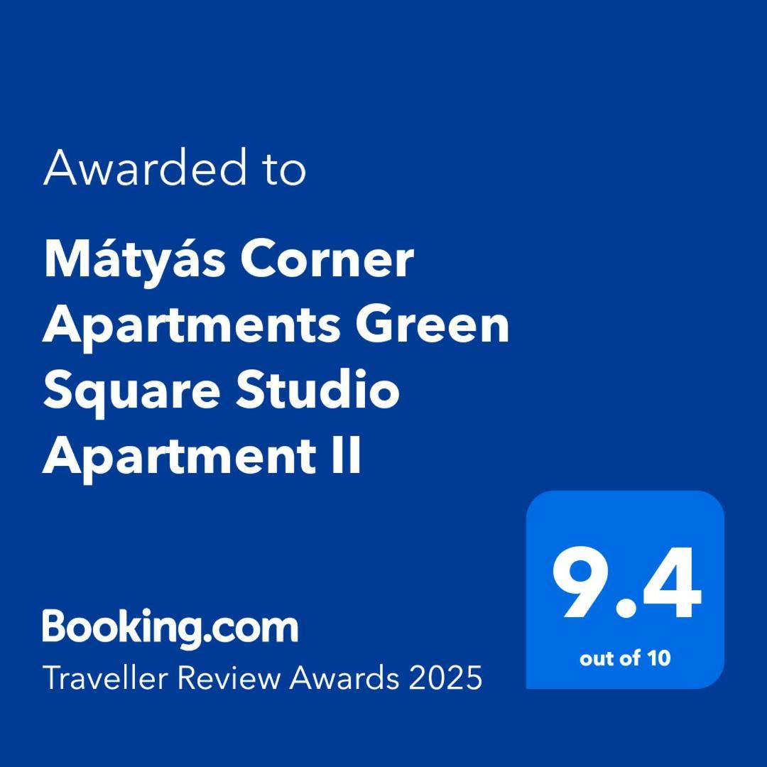 Matyas Corner Apartments Green Square Studio Apartment II Budapest Exterior photo